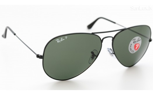 Ray-Ban Aviator Large Metal Polarised (RB3025 002/58 62mm) saules brilles